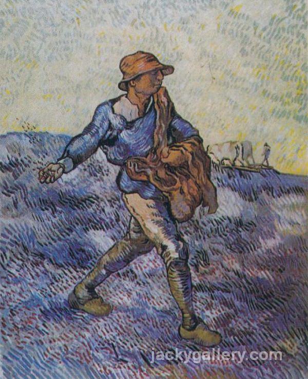 Sower After Millet, Van Gogh painting